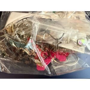 Christian Devotional Jewelry Lot Cross Rosary Bracelets Pendants